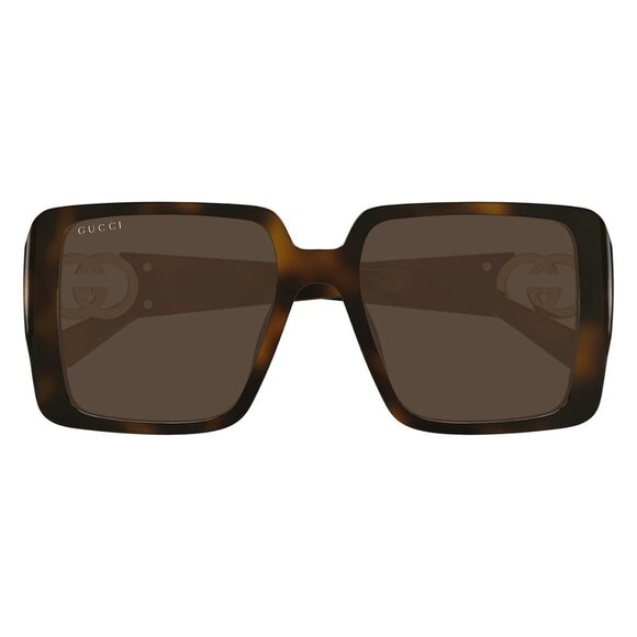 New GUCCI Havana Square GG1692SA 002 Sunglasses Women - Picture 2 of 4